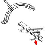 Draper Angled Ceiling Adapter for Orbiter Model B Projector Lift