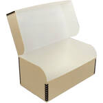 Archival Methods Hinged Lid Box (10.25 x 5.5 x 4.5", Tan)