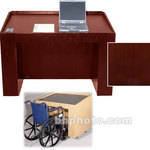Sound-Craft Systems ADA-2 Lectern (Dark Cherry Oak)