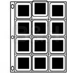 Savage Film-Lok Archival Storage Page for Slides - 6x6cm