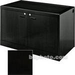 Sound-Craft Systems 2-Bay Equipment Credenza - Veneer/Black Oak 