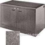 Sound-Craft Systems 2-Bay Equipment Credenza - Carpet/Gunmetal