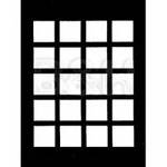 Savage Pre-Vu Mount - 12 x 16" - Holds Twenty 35mm Slides