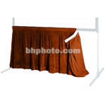 The Screen Works 48" Skirt for the 4'6"x6'2" E-Z Fold Projection Screen-Burgundy