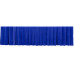 The Screen Works Drapery Panel for the 12'x50" Classic Screen - Velour - Blue 