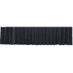 The Screen Works Drapery Panel for the 12'x50" Classic Screen - Velaire  - Black 