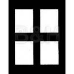 Savage Transparency Mat, 11x14", Four 3-1/2x4-1/2" Openings, 10 Pack