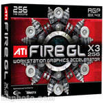 ATI FireGL X3-256 AGP Workstation Display Card