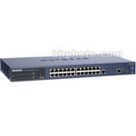 Netgear ProSafe - Switch Inteligente 10/100 de 24 Portas com 2 Gigabit