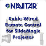 Navitar Cable-Wired Remote Control for the Navitar SlideMagic Projector