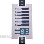 Ashly WR-5 - Wall-Mount Programmable Multifunction Remote for 24.24M