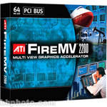 ATI FireMV 2200 PCI Workstation Display Card 