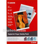 Canon Digital Art Variety Pack Paper - 13x19" - 20 Sheets Total