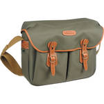 Billingham Hadley Shoulder Bag, Large (Sage with Tan Leather Trim)