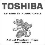 Toshiba Stereo Mini Male to Mini Male Cable - 12'