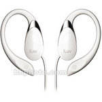 iLuv i201 - Lightweight Earclip Headphones (White)