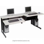 Balt Smart One Ergonomic Workstation, Model 89391  - 72 x 25-37 x 33"   (Gray)
