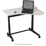 Balt Write-Angle Desk,  Left Unit,  Model 82883  - 39 x 27-33 x 31"   (Gray)