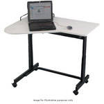 Balt Write-Angle Desk,  Right Unit,  Model 82253  - 39 x 27-33 x 31"   (Gray)
