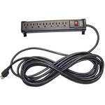 Balt Surge Protector, Model 66573, 7-Outlets with 25' Cord and Mounting Brackets
