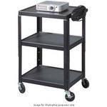 Balt Adjustable A/V Utility Cart, Model 85892 (Black)