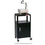 Balt Adjustable A/V Utility Cart, Model 85992  (Black)