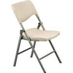 Balt Blow Mold Folding Chair, Model 89874 (Ivory)