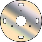 Pelco EPP Pedestal Adapter Plate for Esprit System