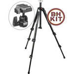 Manfrotto by Bogen Imaging 190XB Tripod Legs (Black) with 484RC2 Mini Ballhead (Quick Release)