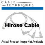 Cable Techniques BB-DHY-212 Hirose 4-Pin Male to Hirose Male & Hirose Female Y-Cable