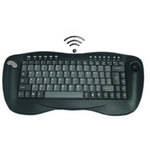Adesso Mini Teclado Sem Fio RF de 2.4 GHz com Trackball �tico - USB