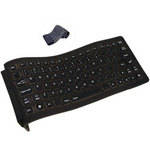 Adesso Mini teclado flex�vel USB com adaptador PS/2 (Preto)