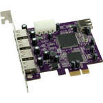 Sonnet 5-Port Allegro Express USB 2.0 PCI Express Controller Card