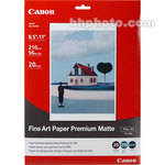 Canon Fine Art Paper Premium Matte - 8.5 x 11" - 20 Sheets