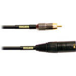 Mogami Gold XLR Male to RCA Male Patch Cable - 6'