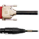 Mogami Gold AES/EBU DB-25 to 4 XLR Male & 4 XLR Female Digital Audio Cable - 10'