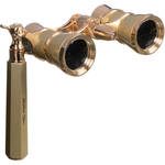 LaScala Optics 3x25 Iolanta Opera Glass (Titanium & Gold)