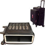 Gator Cases GRBW-3U+6W Rolling Rack Bag/Wireless Microphone Bag