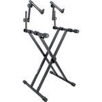 On-Stage KS7491 - Two-Tier Double-X-Style Keyboard Stand with ERGO-LOK