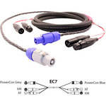 Pro Co Sound EC7 Siamese Twin AC & Audio Combo Cable - 75'