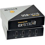 Gefen USB-400 - 4 Port USB 1.1 Extender, Sender With Receiver