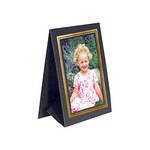 Collector's Gallery Grandeur Easel Frame -with Gold Foil Window Border  Model PF5130-57  - for 5 x 7" Print (Portrait Format)