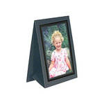 Collector's Gallery Grandeur Easel Frame -with Black Foil Window Border  Model PF5150-46 - for 4 x 6" Print (Portrait Format)