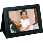 Collector's Gallery Grandeur Easel Frame -with Black Foil Window Border  Model PF5150-75 - for 7 x 5" Print (Landscape Format)