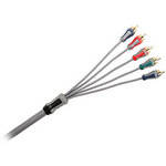 Monster Cable FlatScreen Series Component Video + Stereo Audio Cable - 6.5'