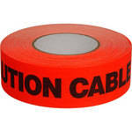 General Brand Gaffer Caution Cable Tape - Orange - 2"x60 Yd