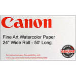 Canon Fine Art Watercolor Paper - 24" Wide Roll - 50' Long