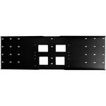 Peerless Industries Triple-Stud Wall Plate, Model WSP-724GB  (Gloss Black)