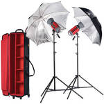Photoflex StarFlash Gemini Umbrella Kit with Case (120VAC)