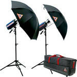 Photoflex StarFlash Gemini Umbrella Two Monolight Kit with Case (120VAC)